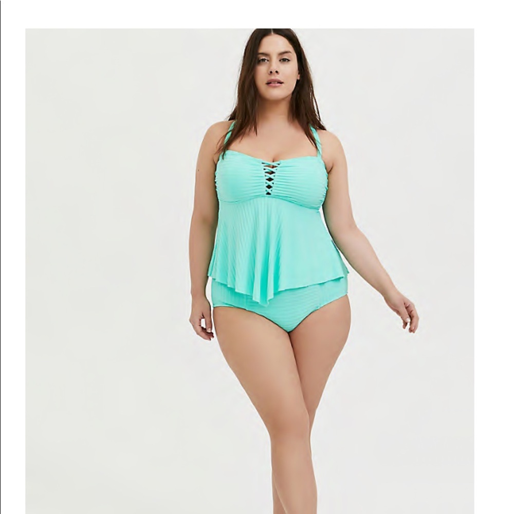 Torrid tankini. High waist bottoms